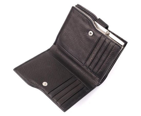 Купить Женский вертикальный кошелек из натуральной кожи Tony Perotti 20842_1 (2656 nero) Черный, фото , изображение 9, характеристики, отзывы