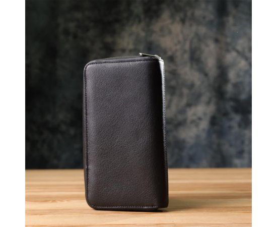 Купить Женский кошелек на одно отделение из зернистой натуральной кожи Tony Perotti 20863_1 (3622 nero) Черный, фото , изображение 10, характеристики, отзывы