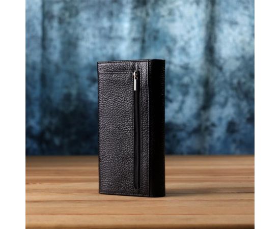 Купить Классический женский кошелек из натуральной кожи CANPELLINI 20872_1 Черный, фото , изображение 11, характеристики, отзывы