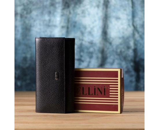 Купить Классический женский кошелек из натуральной кожи CANPELLINI 20872_1 Черный, фото , изображение 12, характеристики, отзывы