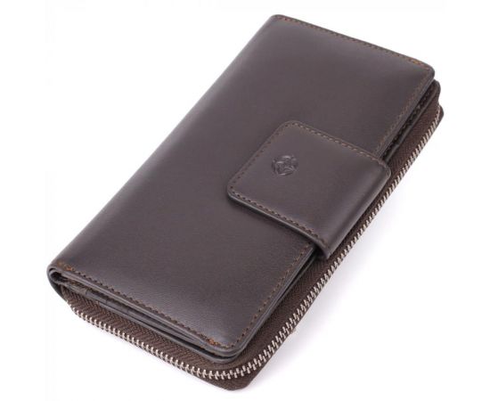 Придбати Стильный женский вертикальный кошелек из натуральной кожи Tony Perotti 20878_1 (5084 moro) Коричневый, image , характеристики, відгуки