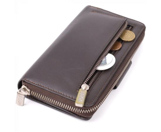 Придбати Стильный женский вертикальный кошелек из натуральной кожи Tony Perotti 20878_1 (5084 moro) Коричневый, image , зображення 11, характеристики, відгуки