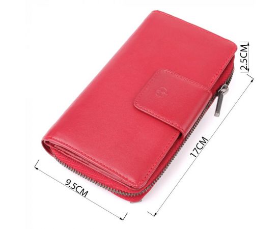 Придбати Женский вертикальный кошелек из натуральной кожи Tony Perotti 20879_1 (5084 rosso) Красный, image , зображення 3, характеристики, відгуки