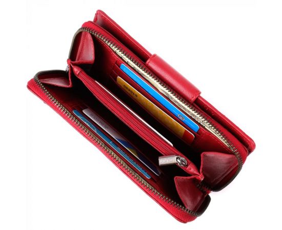 Придбати Женский вертикальный кошелек из натуральной кожи Tony Perotti 20879_1 (5084 rosso) Красный, image , зображення 9, характеристики, відгуки