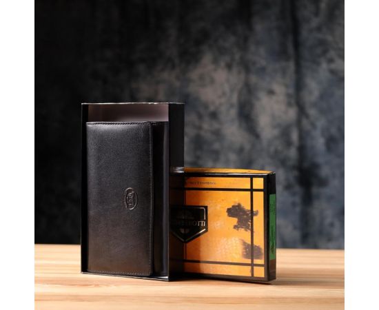 Придбати Стильный женский горизонтальный кошелек из глянцевой натуральной кожи Tony Perotti 20884_1 (1073 nero) Черный, image , зображення 11, характеристики, відгуки