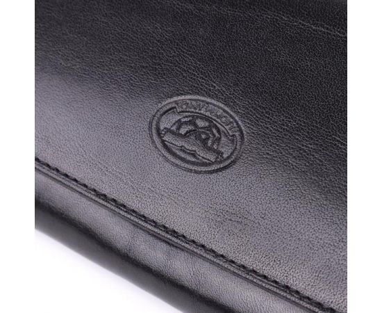 Придбати Стильный женский горизонтальный кошелек из глянцевой натуральной кожи Tony Perotti 20884_1 (1073 nero) Черный, image , зображення 5, характеристики, відгуки