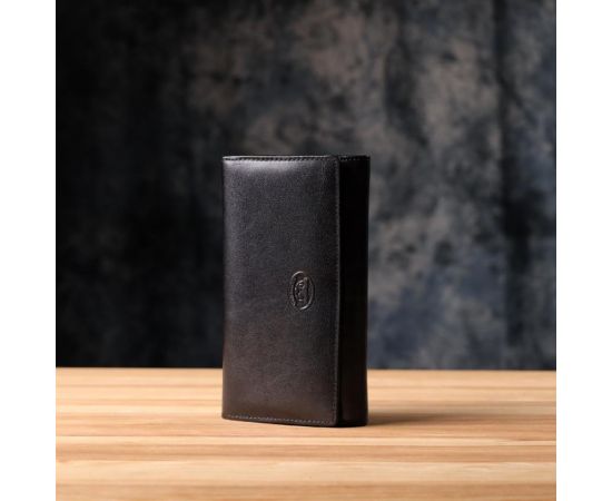 Придбати Стильный женский горизонтальный кошелек из глянцевой натуральной кожи Tony Perotti 20884_1 (1073 nero) Черный, image , зображення 9, характеристики, відгуки