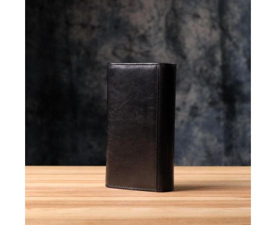 Придбати Стильный женский горизонтальный кошелек из глянцевой натуральной кожи Tony Perotti 20884_1 (1073 nero) Черный, image , зображення 10, характеристики, відгуки