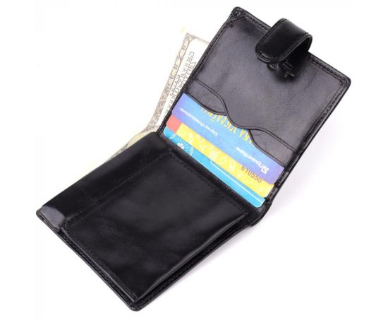 Придбати Стильный кошелек унисекс из глянцевой натуральной кожи Tony Perotti 20885_1 (1256 nero) Черный, image , зображення 6, характеристики, відгуки