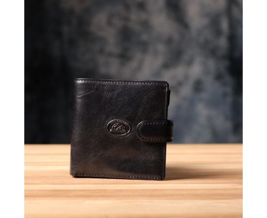 Придбати Стильный кошелек унисекс из глянцевой натуральной кожи Tony Perotti 20885_1 (1256 nero) Черный, image , зображення 8, характеристики, відгуки