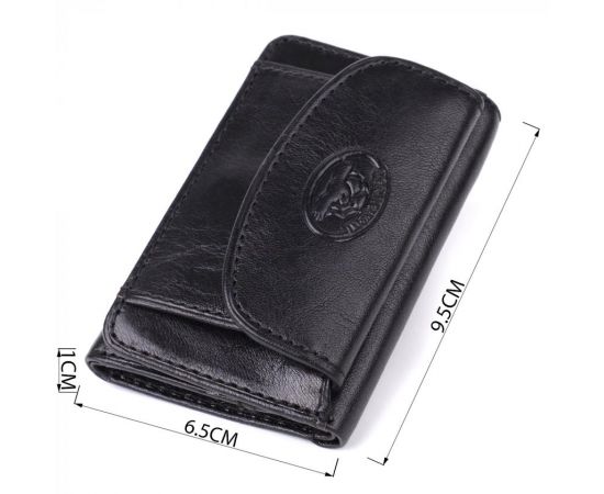 Придбати Компактный женский кошелек из глянцевой натуральной кожи Tony Perotti 20886_1 (1263 nero) Черный, image , зображення 3, характеристики, відгуки