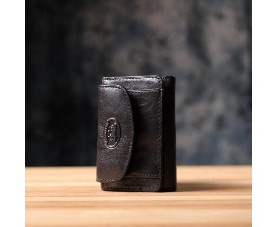 Придбати Компактный женский кошелек из глянцевой натуральной кожи Tony Perotti 20886_1 (1263 nero) Черный, image , зображення 9, характеристики, відгуки