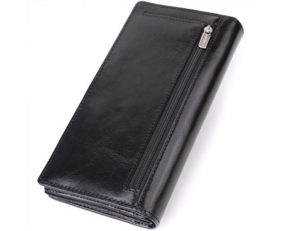 Придбати Красивый женский кошелек из глянцевой натуральной кожи Tony Perotti 20892_1 (1902 nero) Черный, image , зображення 2, характеристики, відгуки