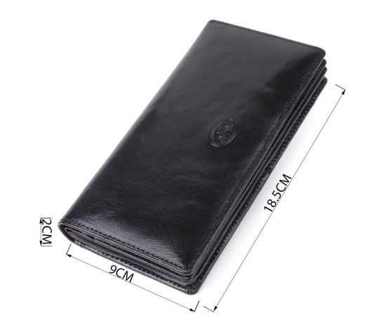 Придбати Красивый женский кошелек из глянцевой натуральной кожи Tony Perotti 20892_1 (1902 nero) Черный, image , зображення 3, характеристики, відгуки