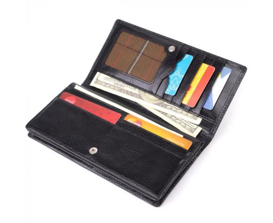 Придбати Красивый женский кошелек из глянцевой натуральной кожи Tony Perotti 20892_1 (1902 nero) Черный, image , зображення 6, характеристики, відгуки