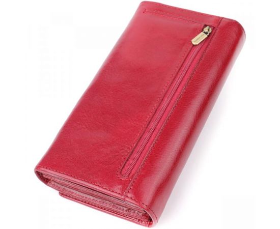 Придбати Вместительный женский кошелек из глянцевой натуральной кожи Tony Perotti 20893_1 (1911 rosso) Красный, image , зображення 2, характеристики, відгуки
