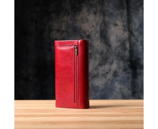 Придбати Вместительный женский кошелек из глянцевой натуральной кожи Tony Perotti 20893_1 (1911 rosso) Красный, image , зображення 11, характеристики, відгуки