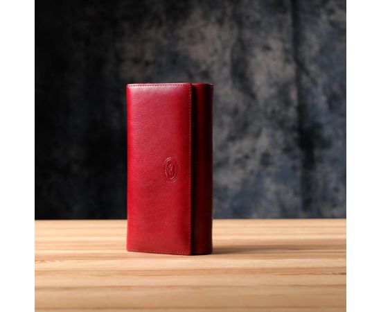 Придбати Вместительный женский кошелек из глянцевой натуральной кожи Tony Perotti 20893_1 (1911 rosso) Красный, image , зображення 10, характеристики, відгуки