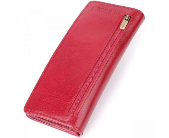 Придбати Стильный женский бумажник из глянцевой натуральной кожи Tony Perotti 20895_1 (2701Z rosso) Красный, image , зображення 2, характеристики, відгуки