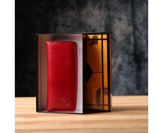 Придбати Стильный женский бумажник из глянцевой натуральной кожи Tony Perotti 20895_1 (2701Z rosso) Красный, image , зображення 11, характеристики, відгуки