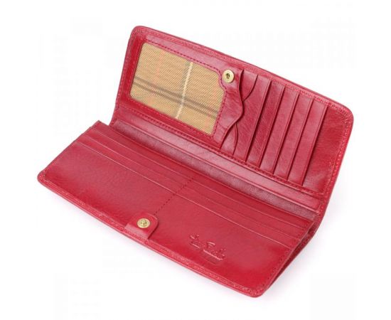 Придбати Стильный женский бумажник из глянцевой натуральной кожи Tony Perotti 20895_1 (2701Z rosso) Красный, image , зображення 5, характеристики, відгуки