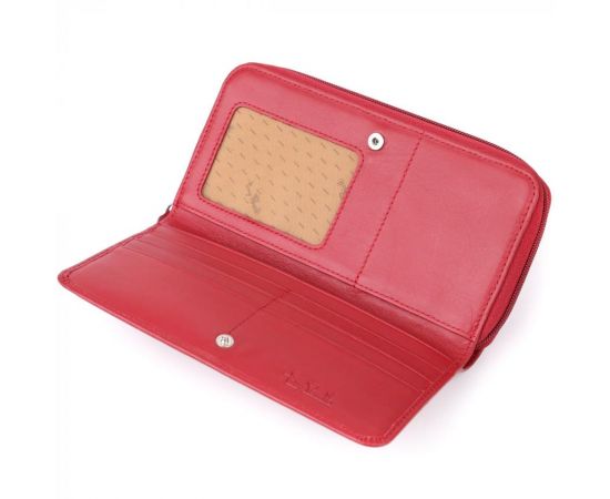 Придбати Вместительный женский кошелек из натуральной кожи Tony Perotti 20902_1 (1192 rosso) Красный, image , зображення 5, характеристики, відгуки