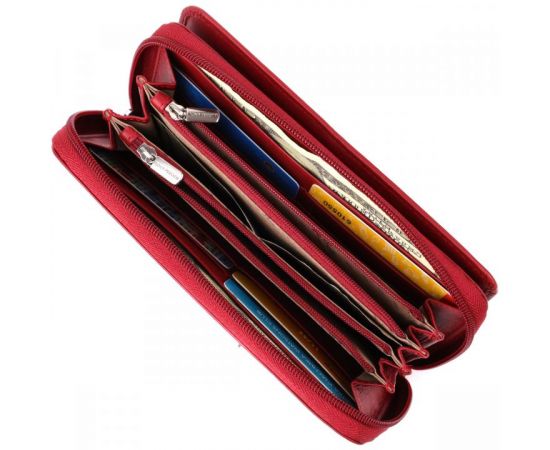 Придбати Вместительный женский кошелек из натуральной кожи Tony Perotti 20902_1 (1192 rosso) Красный, image , зображення 8, характеристики, відгуки