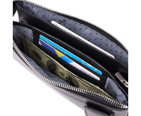 Придбати Оригинальный женский кошелек из натуральной кожи Tony Perotti 20903_1 (2651 nero) Черный, image , зображення 9, характеристики, відгуки