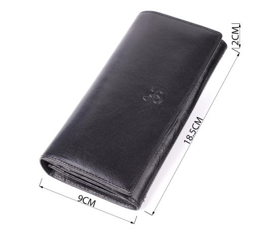 Придбати Женский вместительный кошелек из натуральной кожи Tony Perotti 20905_1 (3630 nero) Черный, image , зображення 3, характеристики, відгуки