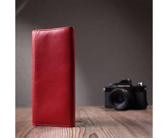 Купить Классический женский кошелек из натуральной кожи ST Leather 22675 Красный, фото , изображение 12, характеристики, отзывы