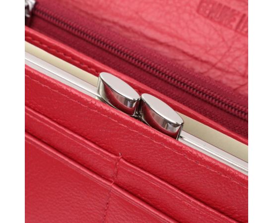 Купить Классический женский кошелек из натуральной кожи ST Leather 22675 Красный, фото , изображение 9, характеристики, отзывы