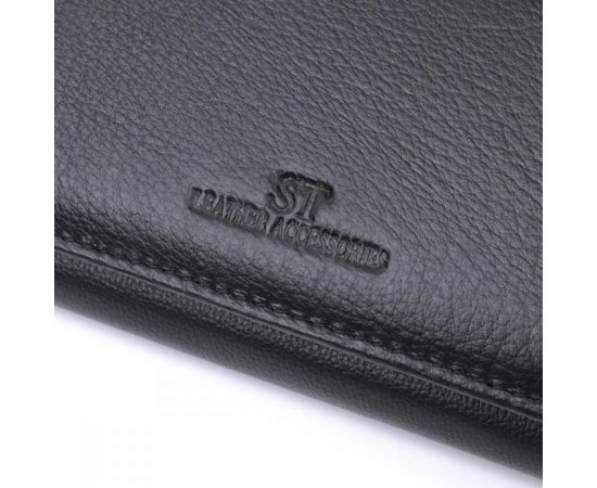 Купить Женский классический кошелек из натуральной кожи ST Leather 22676 Черный, фото , изображение 5, характеристики, отзывы