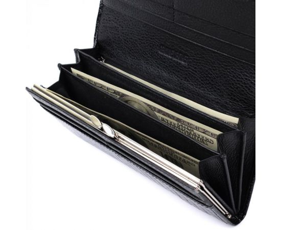 Купить Женский кошелек из натуральной лакированной кожи ST Leather 22679 Черный, фото , изображение 8, характеристики, отзывы