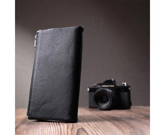 Купить Женское портмоне с блоком для карт из натуральной кожи ST Leather 22698 Черный, фото , изображение 11, характеристики, отзывы