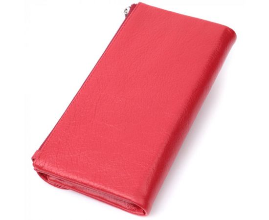 Купить Портмоне для женщин с блоком для карт из натуральной кожи ST Leather 22699 Красный, фото , изображение 2, характеристики, отзывы