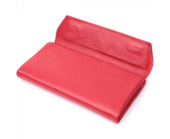 Купить Портмоне для женщин с блоком для карт из натуральной кожи ST Leather 22699 Красный, фото , изображение 8, характеристики, отзывы