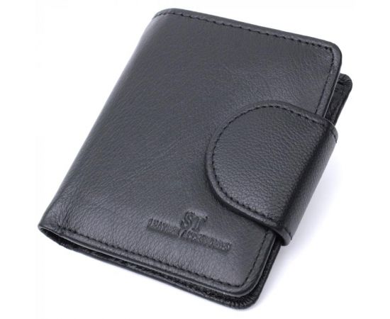Купить Вертикальный кошелек для женщин из натуральной кожи ST Leather 22701 Черный, фото , характеристики, отзывы