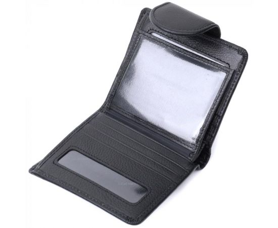 Купить Вертикальный кошелек для женщин из натуральной кожи ST Leather 22701 Черный, фото , изображение 6, характеристики, отзывы