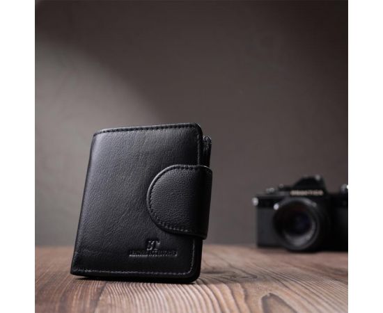 Купить Вертикальный кошелек для женщин из натуральной кожи ST Leather 22701 Черный, фото , изображение 9, характеристики, отзывы