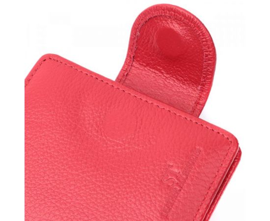 Купить Вертикальный кошелек для ярких женщин из натуральной кожи ST Leather 22702 Красный, фото , изображение 5, характеристики, отзывы