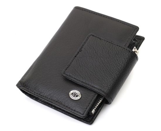 Купить Вертикальный кошелек для женщин из натуральной кожи ST Leather 22703 Черный, фото , характеристики, отзывы