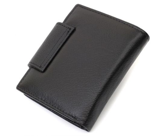 Купить Вертикальный кошелек для женщин из натуральной кожи ST Leather 22703 Черный, фото , изображение 2, характеристики, отзывы