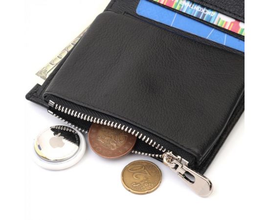 Купить Вертикальный кошелек для женщин из натуральной кожи ST Leather 22703 Черный, фото , изображение 8, характеристики, отзывы