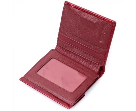 Купить Фактурный женский кошелек из натуральной кожи ST Leather 22705 Красный, фото , изображение 6, характеристики, отзывы