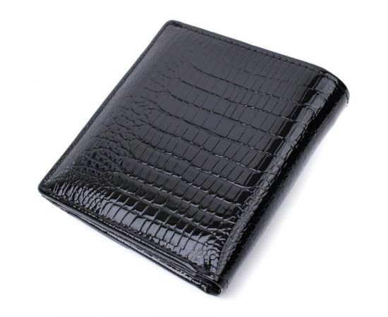 Купить Женский фактурный кошелек из натуральной кожи ST Leather 22706 Черный, фото , изображение 2, характеристики, отзывы