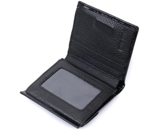 Купить Женский фактурный кошелек из натуральной кожи ST Leather 22706 Черный, фото , изображение 7, характеристики, отзывы