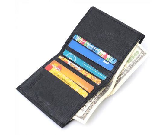 Купить Красивый кошелек для женщин из натуральной кожи ST Leather 22709 Черный, фото , изображение 8, характеристики, отзывы