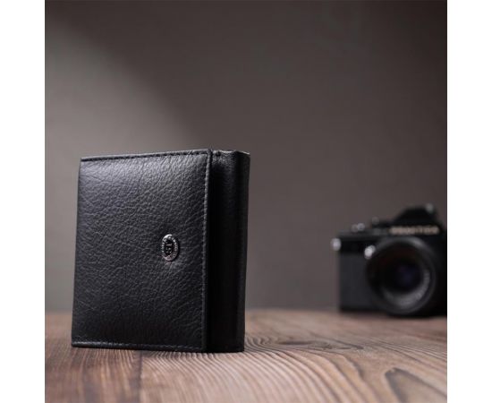 Купить Красивый кошелек для женщин из натуральной кожи ST Leather 22709 Черный, фото , изображение 9, характеристики, отзывы