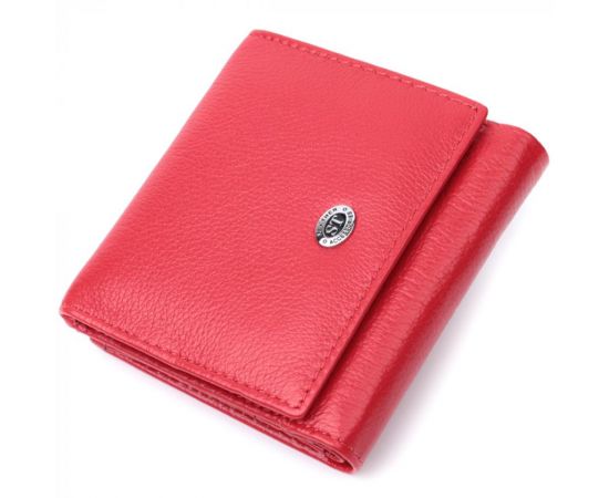 Купить Удобный кошелек для женщин из натуральной кожи ST Leather 22710 Красный, фото , характеристики, отзывы