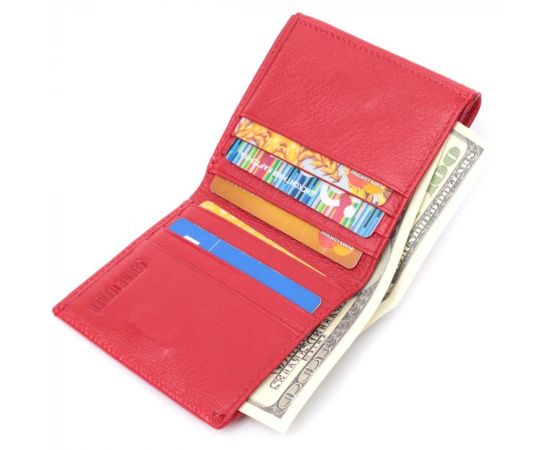 Купить Удобный кошелек для женщин из натуральной кожи ST Leather 22710 Красный, фото , изображение 8, характеристики, отзывы